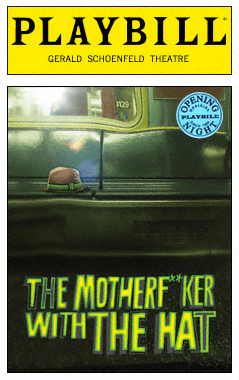 The Motherf**ker With the Hat Limited Edition Official Opening Night Playbill 